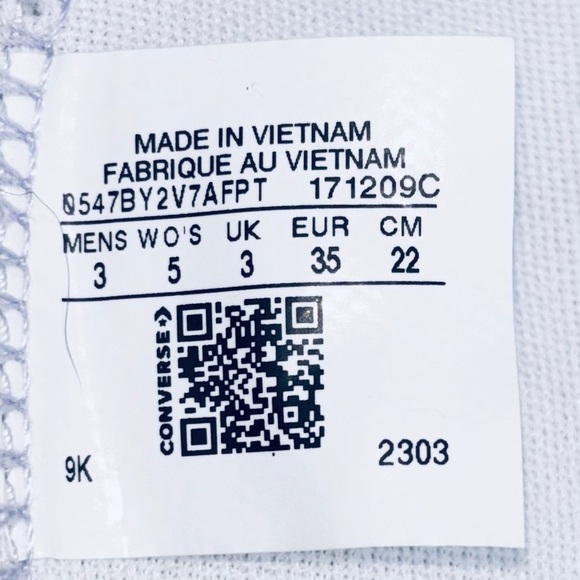 Light Purple and White high-top sneakers - Picture 7 of 7